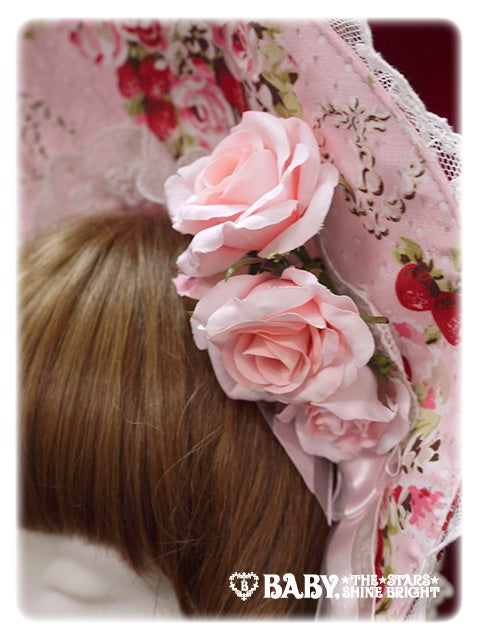 BABY, THE STARS シュガーブーケボンネット Sugar Bouquet Rococo Bonnet by Baby, the Stars Shine Bright