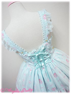 Romantic Rose Letter Tiered JSK by Angelic Pretty