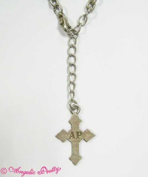 Brilliant Cross Necklace by Angelic Pretty