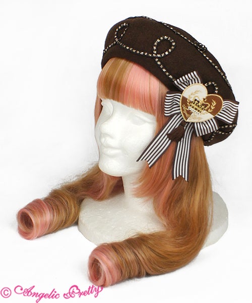 Queen Chocolate Beret by Angelic Pretty