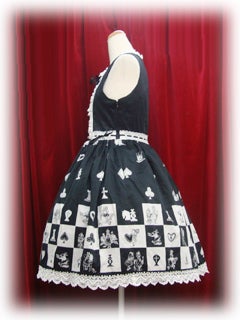 Alice's Chess Print JSK by Baby, the Stars Shine Bright