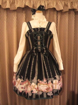 alice and the pirates ヴィクトリアンカード柄JSK Victorian Cards Print JSK (2013 Harajuku Limited) by Alice and the