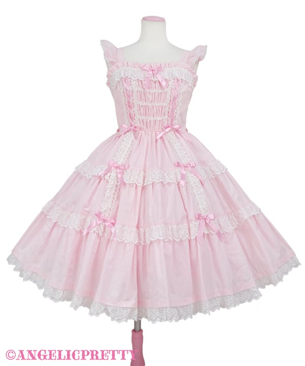 Romantic Tiered JSK (2022 2nd Release) by Angelic Pretty