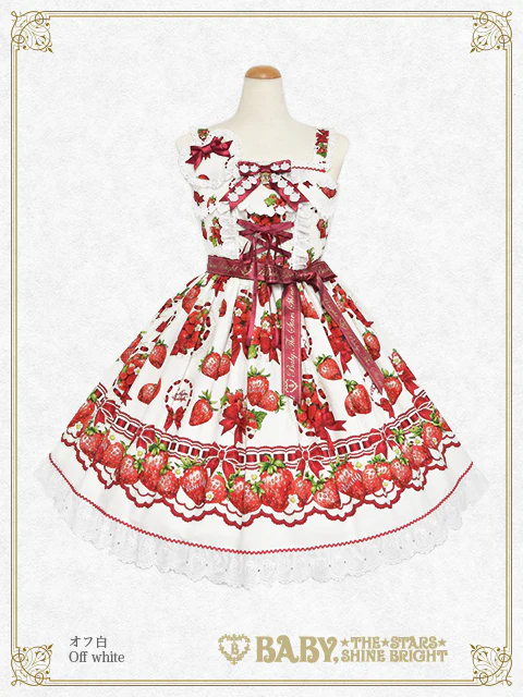 Love's Strawberry Afternoon Tea JSK I by Baby, the Stars Shine Bright