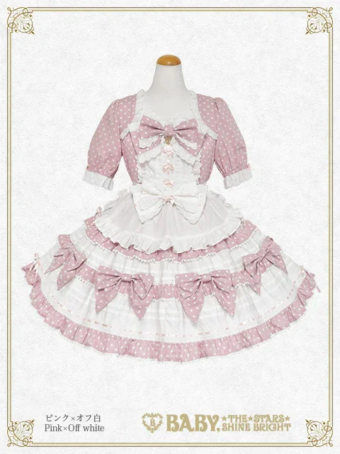 My Sweet Baby Cafeワンピースベイビーザスターズシャインブライト My Sweet Baby Cafe Dot OP by Baby, the Stars Shine Bright
