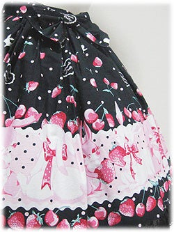 Cherry Berry Bunny Skirt by Angelic Pretty