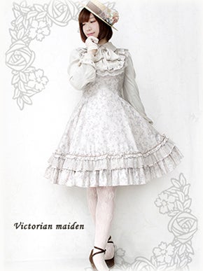 Pin Tuck Frill JSK (2015) by Victorian Maiden