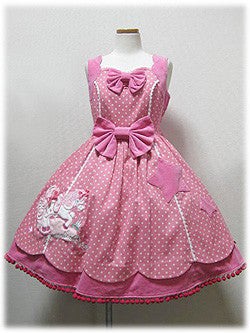 Polkadot Angel Pony Applique JSK by Angelic Pretty