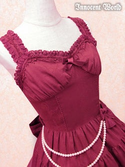 Rose Jacquard JSK with Pearls by Innocent World