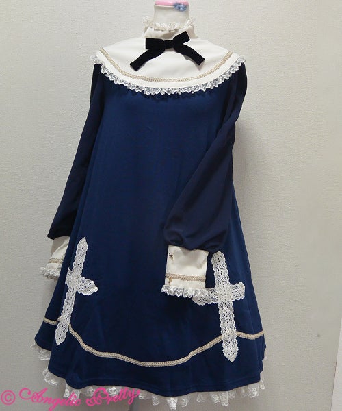Angelic Pretty Celestial OP  紺　美品 Celestial Cutsew OP by Angelic Pretty