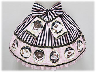 Melty Chocolate Skirt by Angelic Pretty