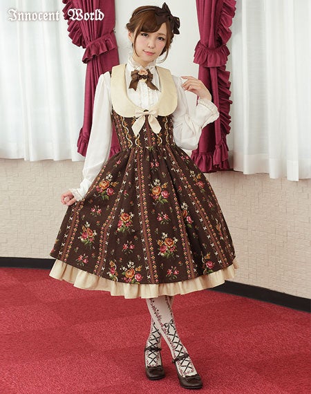 Antique Bouquet Collar JSK by Innocent World