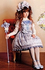 E266 エンジェリックプリティ ロイヤルプードル コート Royal Poodle JSK by Angelic Pretty