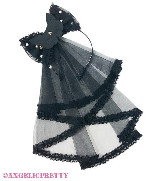 Masquerade Cat Head Bow by Angelic Pretty
