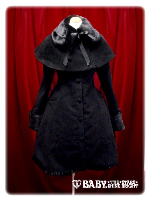 Feather Rose Embroidered Coat with Cape by Alice and the Pirates