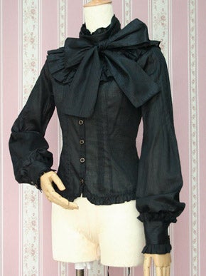 Noble Stripe Intuck Blouse (2013) by Victorian Maiden