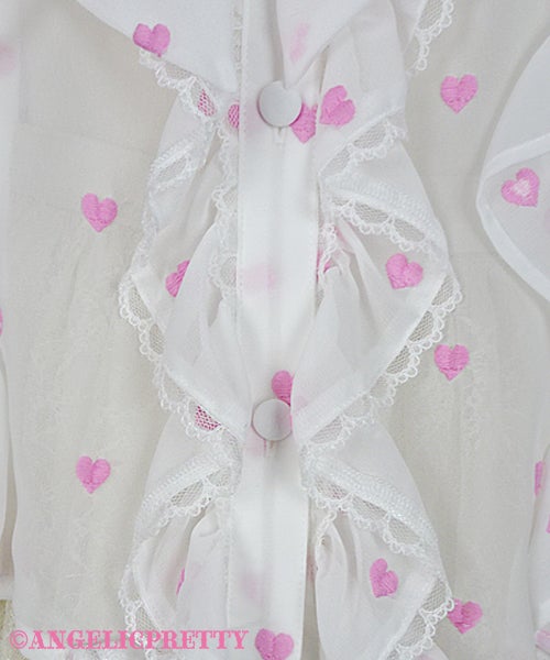 Petit Heart Blouse (2021) by Angelic Pretty