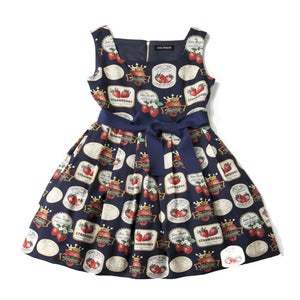 Strawberry Label Square Neck JSK by Jane Marple