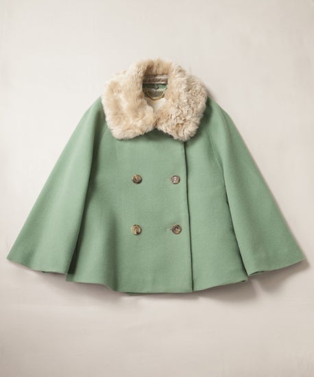 Fur Collar Cape Coat by Jane Marple