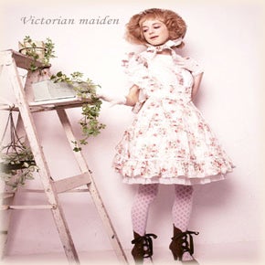 Rococo Bouquet Frill Apron JSK by Victorian Maiden
