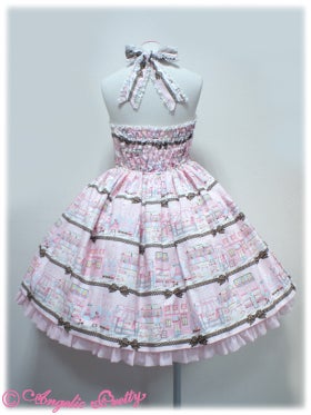 Promenade de Paris Halter Neck JSK by Angelic Pretty