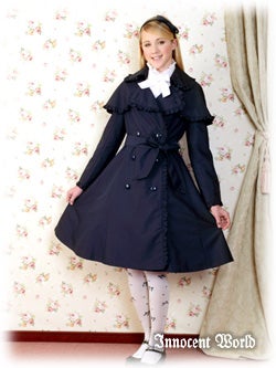 Heart Ribbon Trench Coat by Innocent World