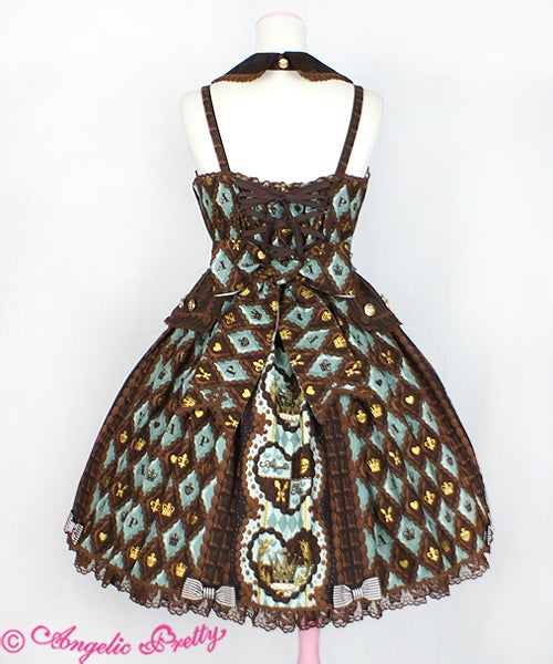 【初版】Angelic pretty JSK  Chocolate Queen Chocolate JSK by Angelic Pretty