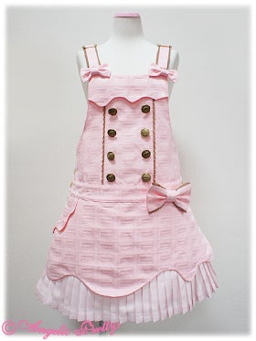 Royal Chocolate Double Button Salopette (2012) by Angelic Pretty