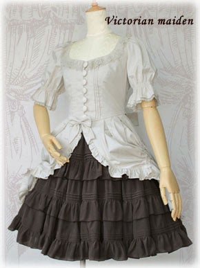 シャーリングシフォンＪＳＫ Shirring Chiffon Under JSK (2013) by Victorian Maiden