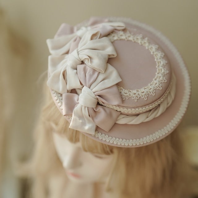 て*ん様 星箱works リボンタルト カクテルハット hoshibako ヘッ Hoshibako Works ~ Ribbon Tart Cocktail Hat by Chinese Indie Brand