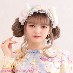 Fluffy Puff Bunny ヘッドドレス　白 fHsXqExKL1QofZo6VTsMTMygQIH2hM