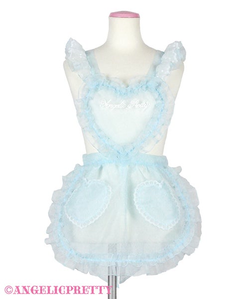angelicpretty Heart Fairyフリルエプロン　白 Heart Fairy Frill Apron by Angelic Pretty