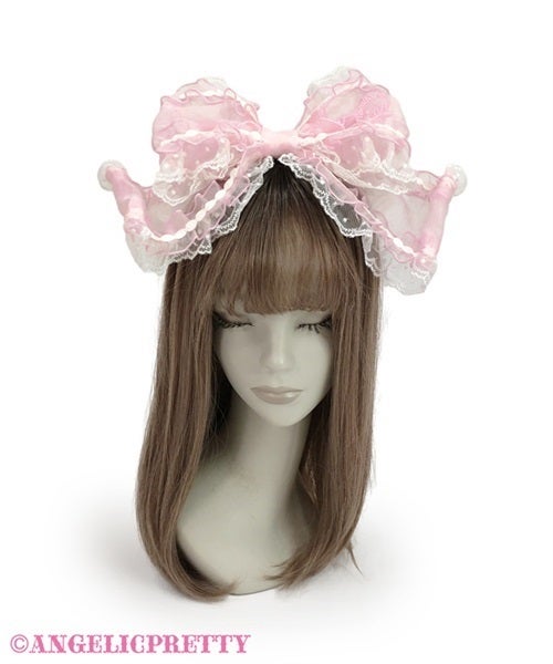 Frill See-Through Head Bow by Angelic Pretty