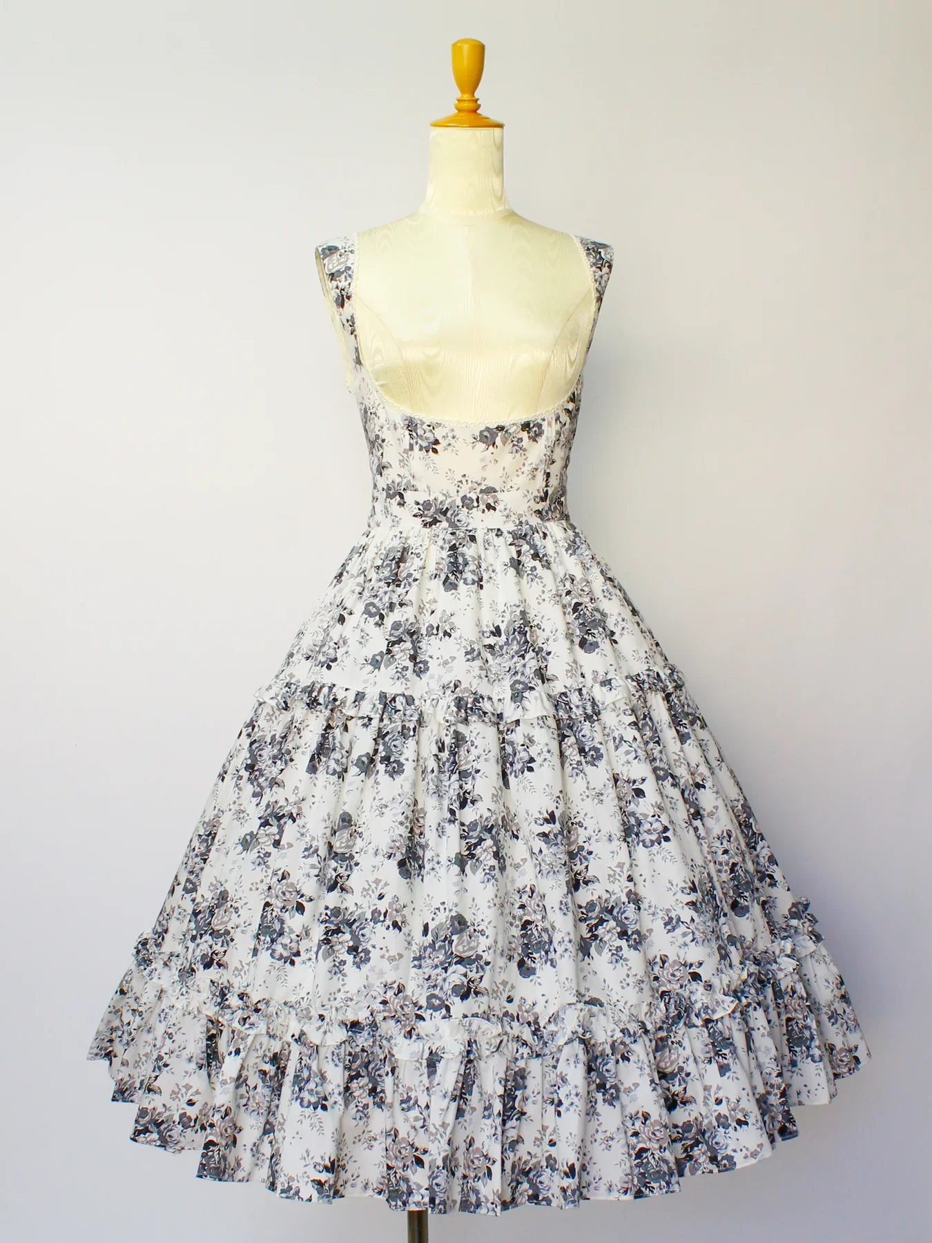 Antique Rococo Bouquet Apron JSK by Victorian Maiden