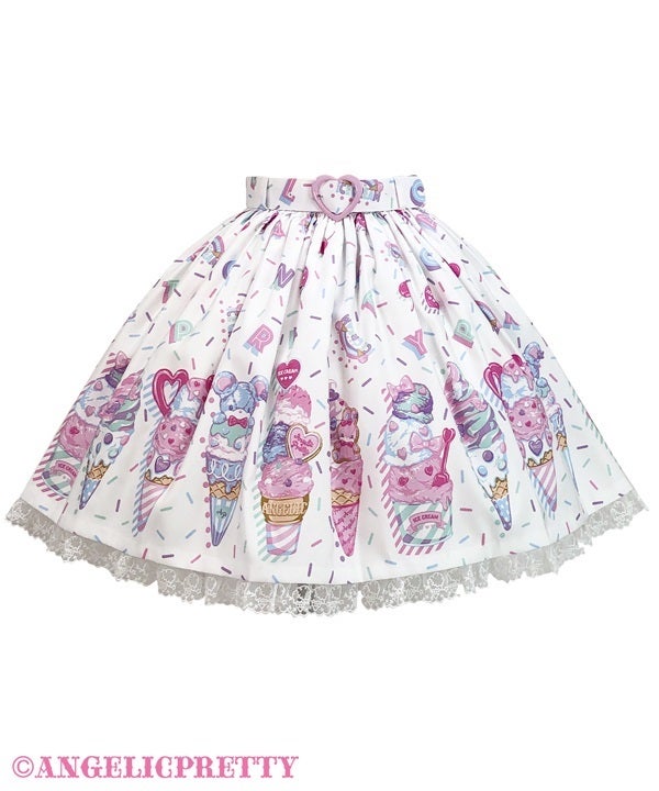 アンジェリックプリティ　Decoration Ice Cream スカート Decoration Ice Cream Skirt by Angelic Pretty