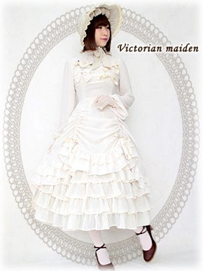 victorian maiden フェアリーフリルローブ Fairy Doll Long JSK by Victorian Maiden