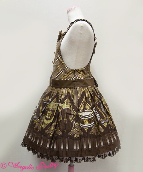 Quartet Chocolate Salopette by Angelic Pretty