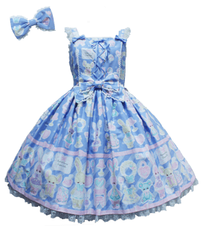 Fancy Paper Dolls JSK Set by Angelic Pretty