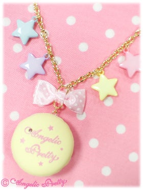 Dream Round Macaron Necklace by Angelic Pretty