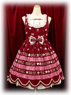BABY Border Hem Scallop JSK by Baby, the Stars Shine Bright