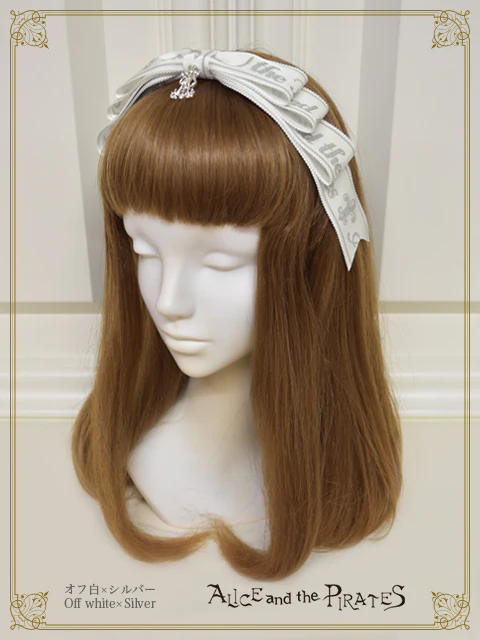 Alice and the Pirates A/P Logo Ribbon 帽子 A/P Logo Ribbon Center Head Bow (2026) by Alice and the Pirates