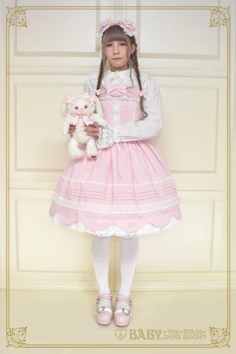 BABYTHESTARSSHINEBRIGHTリボンスカラップジャンパースカート Ribbon Scallop JSK (2023) by Baby, the Stars Shine Bright