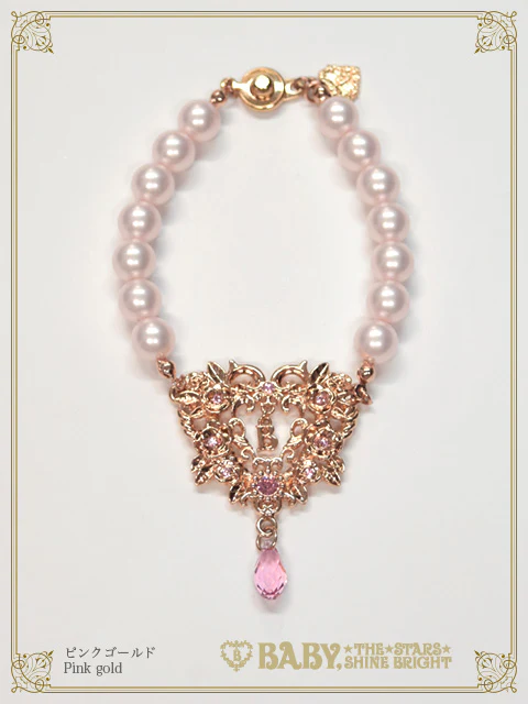 BABY Cinderella ブレスレット ピンクゴールド Cinderella Heart Bracelet by Baby, the Stars Shine Bright