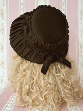 Elegant Gathers Doll Hat by Victorian Maiden
