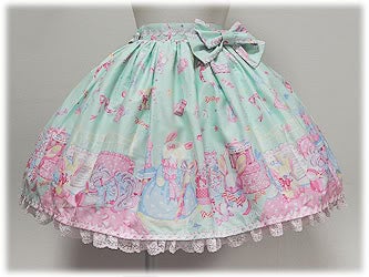 Dreamy Dollhouse Skirt by Angelic Pretty