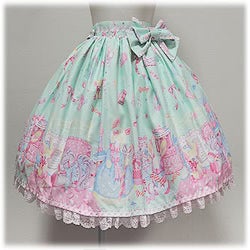 Dreamy Dollhouse Skirt by Angelic Pretty