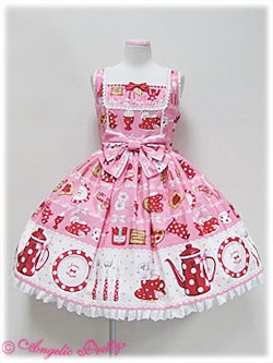 Angelic Pretty French Cafe 切替ジャンパースカート French Cafe Switching JSK by Angelic Pretty