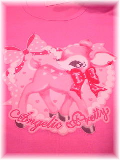 Milky-chan the Fawn Long Sleeve T Shirt by Angelic Pretty