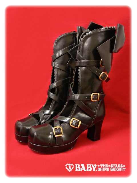 Cross Belt Boots by Alice and the Pirates