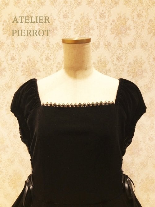 Double Lace-Up Velour OP by Atelier Pierrot